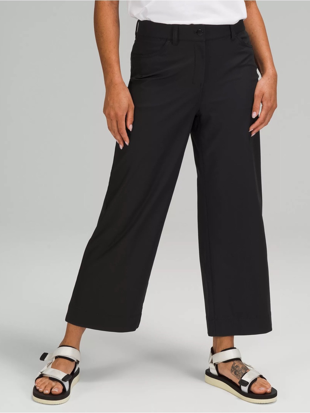 Lululemon City Sleek 5 Pocket High-Rise Wide-Leg Pants size 31